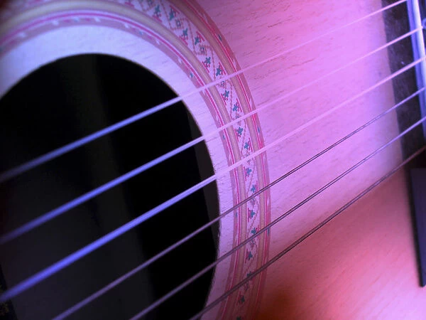 abstract, acoustic, close up, close-up, closeup, entertainment, guitar, music, musical instrument