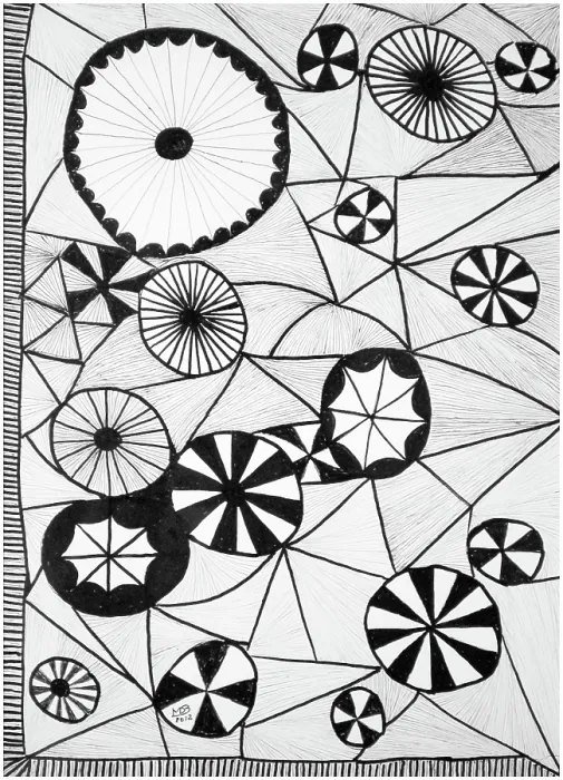 Framed Print : Abstract Drawing (Disegno astratto) Framed Print : Abstract Drawing (Disegno astratto)