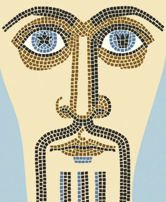 Framed Print : Abstract Face Framed Print : Abstract Face