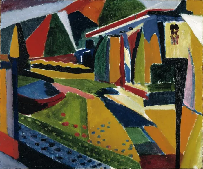 Framed Print : Abstract Landscape