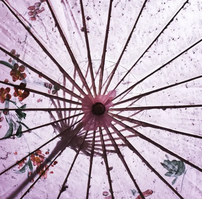 Framed Print : Abstract shot of Japanese umbrella, Camden, London, UK Framed Print : Abstract shot of Japanese umbrella, Camden, London, UK