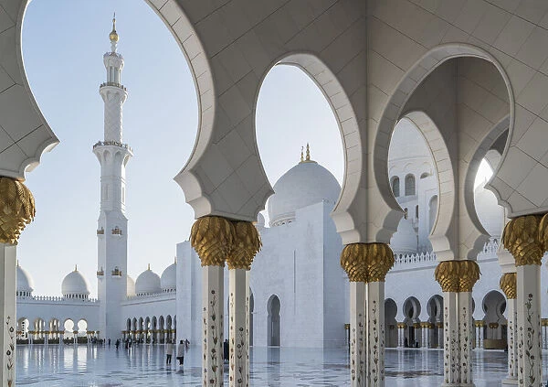 Abu Dhabi, the Sheik Zayed Grand Mosque
