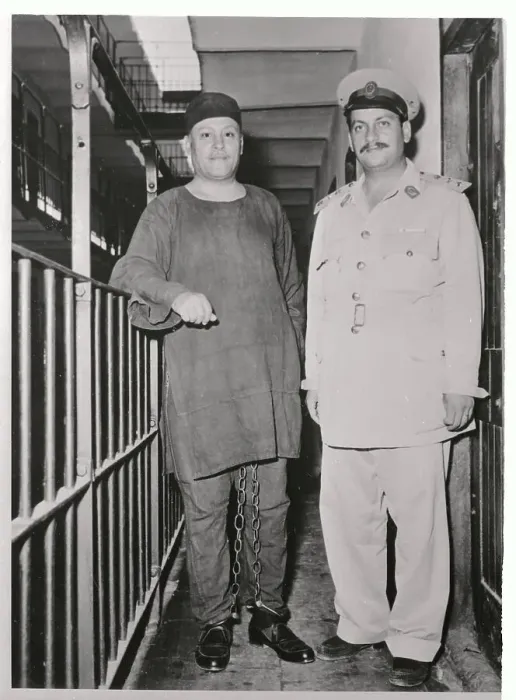 Framed Print : Abul-Kheir Naguib by Prison Cell