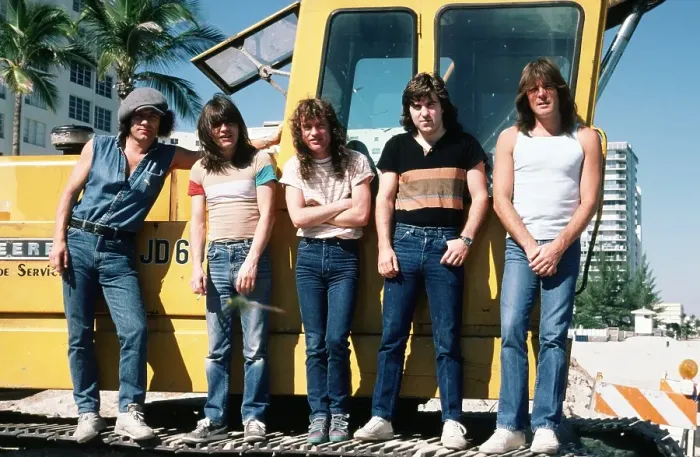 Framed Print : AC / DC Photo Shoot