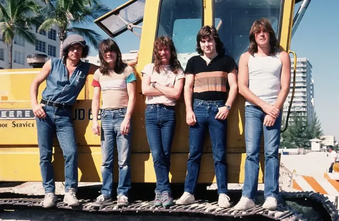 Framed Print : AC / DC Photo Shoot