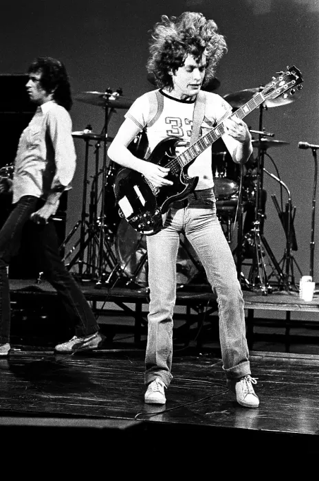 Framed Print : AC / DC Rehearses For Gig Framed Print : AC / DC Rehearses For Gig
