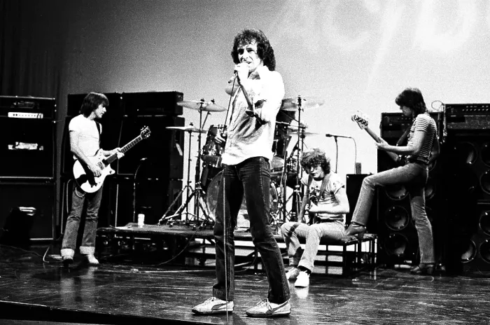 Framed Print : AC / DC Rehearses For Gig Framed Print : AC / DC Rehearses For Gig