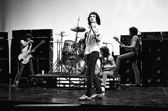 Framed Print : AC / DC Rehearses For Gig Framed Print : AC / DC Rehearses For Gig