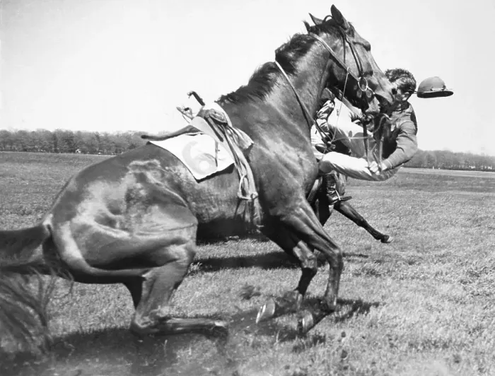 Framed Print : Accident With Horses; Horse Race Framed Print : Accident With Horses; Horse Race