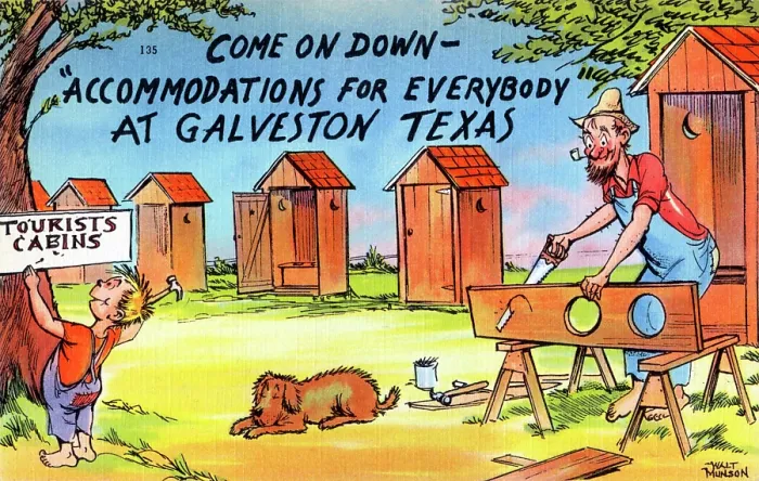 Framed Print : Accommodations for everybody at Galveston, Texas Framed Print : Accommodations for everybody at Galveston, Texas