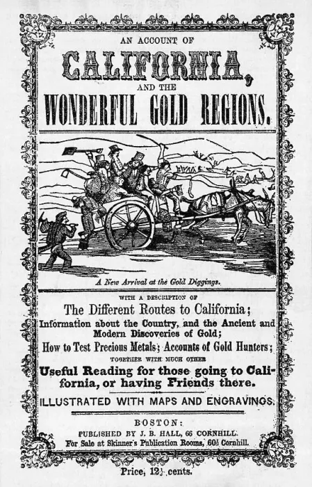 Framed Print : An Account of California and the Wonderful Gold Regions Title Page Framed Print : An Account of California and the Wonderful Gold Regions Title Page