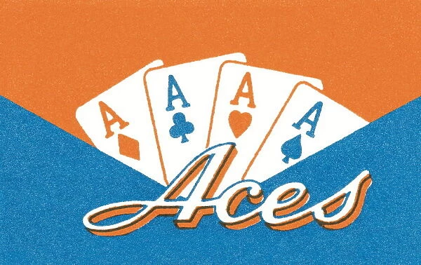 Four aces. http: /  / csaimages.com / images / istockprofile / csa_vector_dsp.jpg