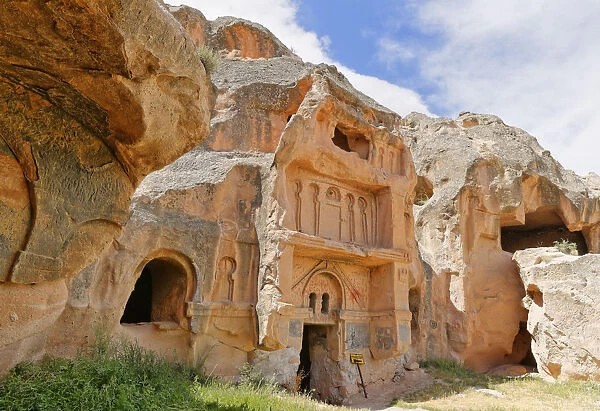 Aciksaray or Open Palace monastery, Gulsehir, Nevsehir Province, Cappadocia, Central Anatolia Region, Anatolia, Turkey