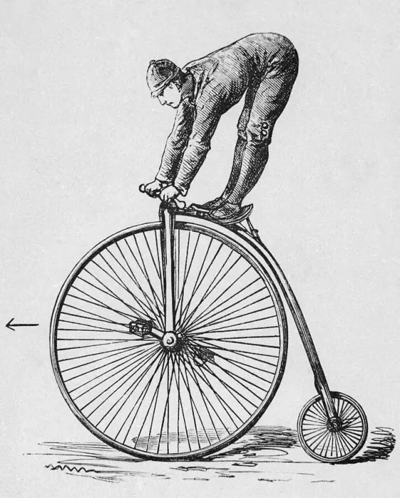 Framed Print : Acrobat Riding Bicycle Framed Print : Acrobat Riding Bicycle