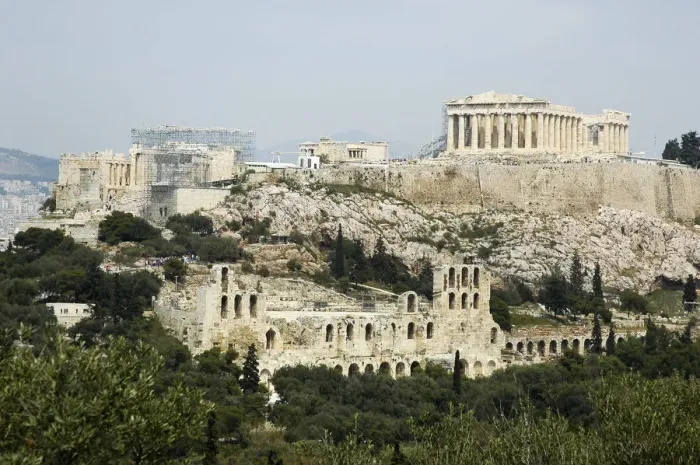 Framed Print : Acropolis & Odeum of Herodes Atticus Framed Print : Acropolis & Odeum of Herodes Atticus