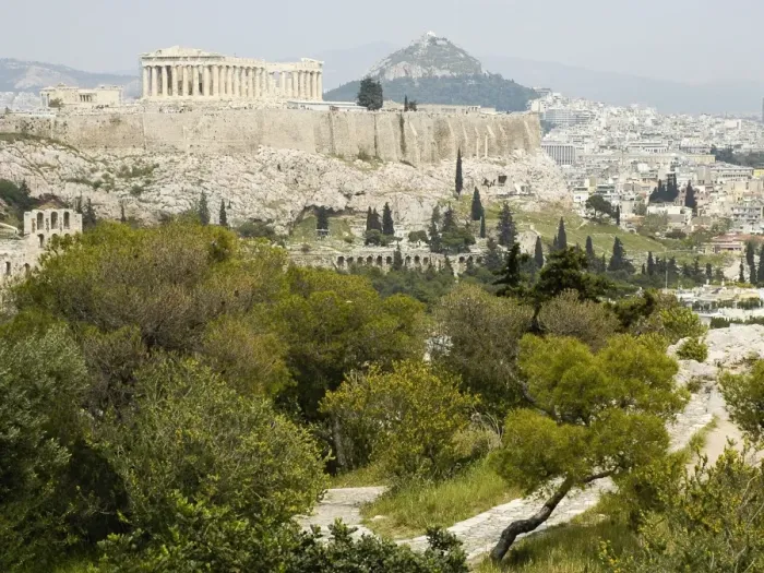 Framed Print : Acropolis Odeum of Herodes Atticus & Lycabettus Hi Framed Print : Acropolis Odeum of Herodes Atticus & Lycabettus Hi