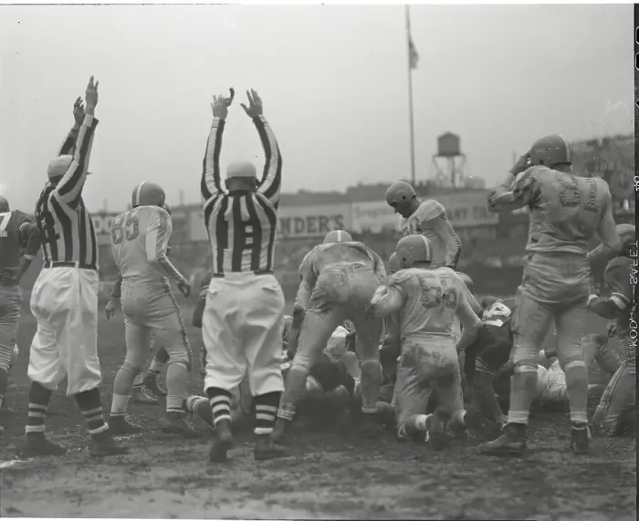Framed Print : Action Between Baltimore Colts and New York Yankees Framed Print : Action Between Baltimore Colts and New York Yankees