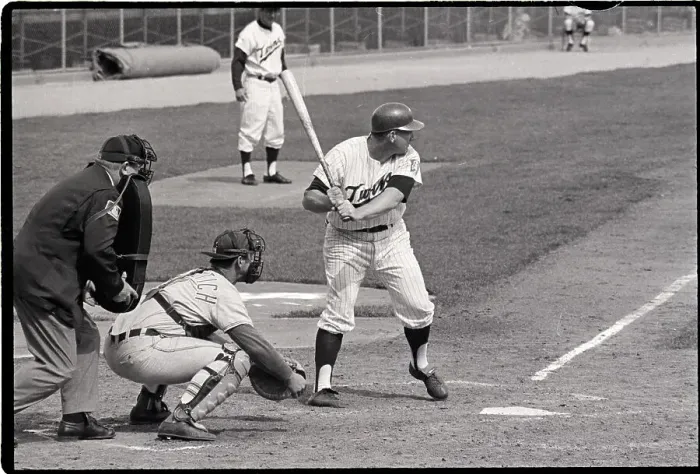 Framed Print : Action Shot Of Harmon Killebrew Batting