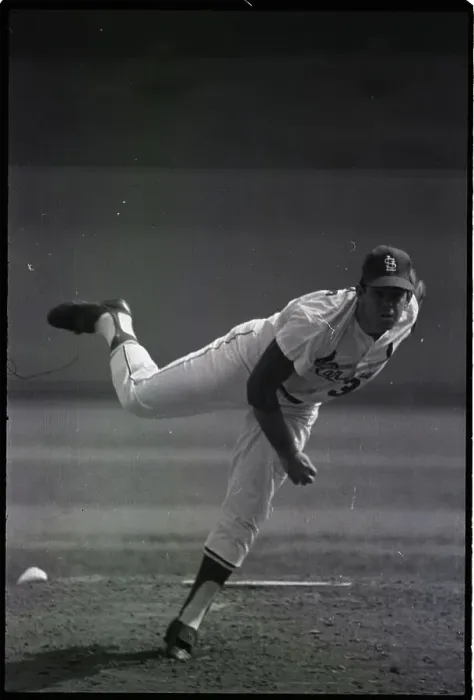Framed Print : Action Shot Of Nelson Briles Pitching Framed Print : Action Shot Of Nelson Briles Pitching
