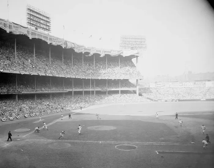Framed Print : Action at Yankee Stadium Framed Print : Action at Yankee Stadium
