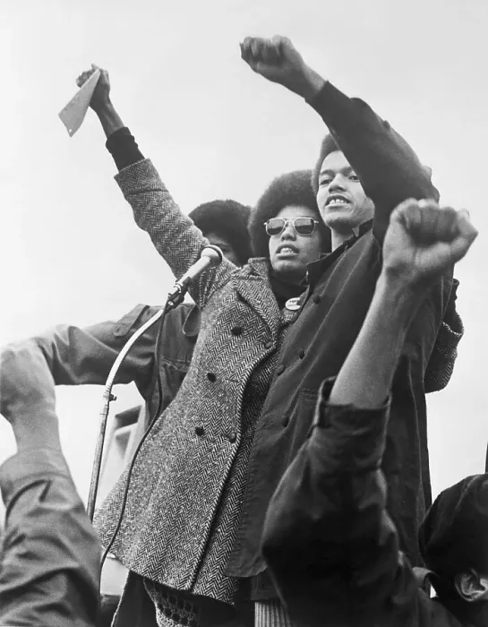 Framed Print : Activists Giving Black Power Salute Framed Print : Activists Giving Black Power Salute