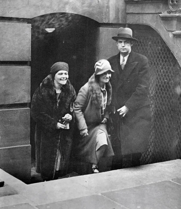 Framed Print : Activists Hannah M. Stone and Margaret Sanger Walking up Steps Framed Print : Activists Hannah M. Stone and Margaret Sanger Walking up Steps