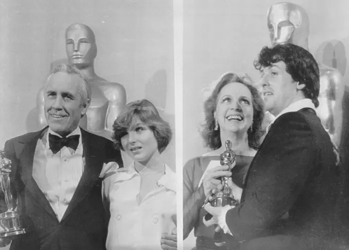 Framed Print : Actor and Actresses Receiving Oscars Framed Print : Actor and Actresses Receiving Oscars