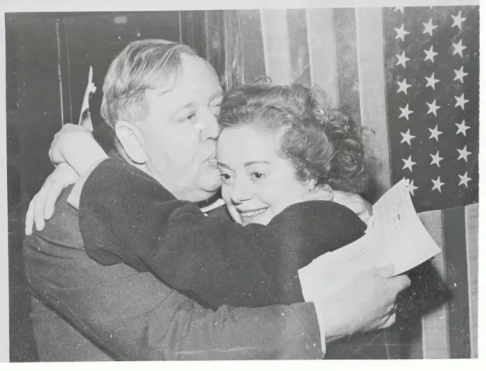 Framed Print : Actor Charles Laughton and His Wife