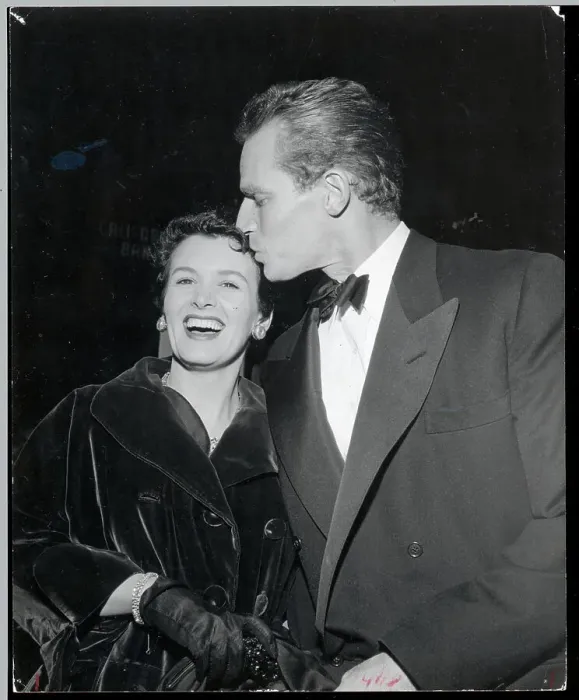Framed Print : Actor Charlton Heston And Wife Lydia Framed Print : Actor Charlton Heston And Wife Lydia