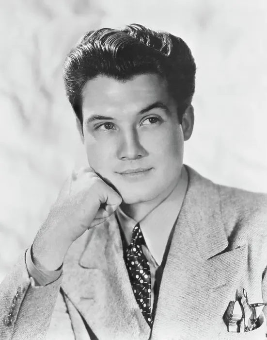Framed Print : Actor George Reeves Posing with One Hand to His Cheek
