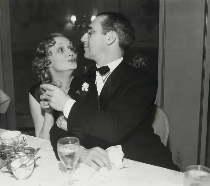Framed Print : Actor Groucho Marx Sharing a Toast with Ruth Abbott Framed Print : Actor Groucho Marx Sharing a Toast with Ruth Abbott
