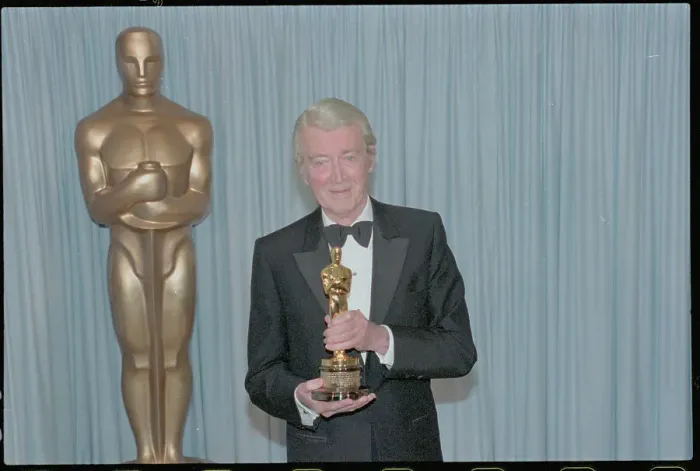 Framed Print : Actor Jimmy Stewart Posing with His Oscar Framed Print : Actor Jimmy Stewart Posing with His Oscar