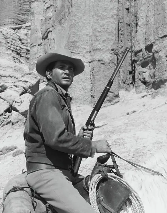 Framed Print : Actor Michael Landon of Bonanza Pausing on Horseback Framed Print : Actor Michael Landon of Bonanza Pausing on Horseback