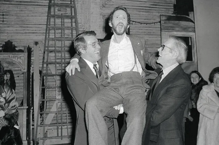 Framed Print : Actor Rock Hudson Lifting Joel Gray Framed Print : Actor Rock Hudson Lifting Joel Gray
