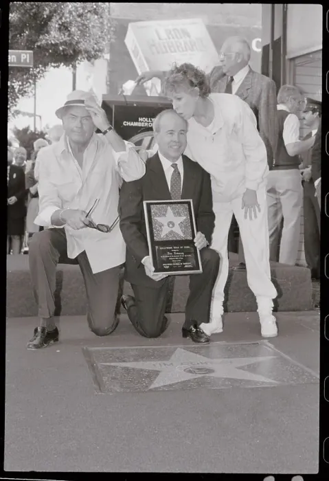 Framed Print : Actor Tim Conway Receiving His Star Framed Print : Actor Tim Conway Receiving His Star