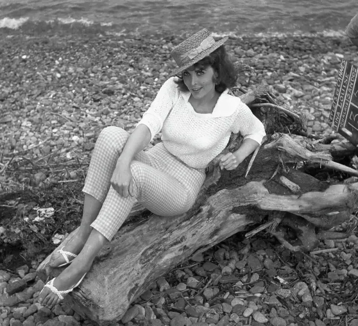 Framed Print : Actor Tina Louise at the Cannes Film Festival