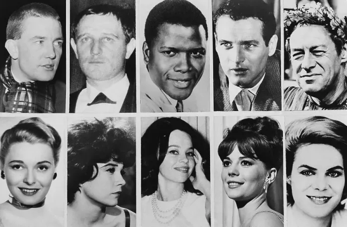 Framed Print : Actors and Actresses Nominated for 1963 Academy Awards Framed Print : Actors and Actresses Nominated for 1963 Academy Awards