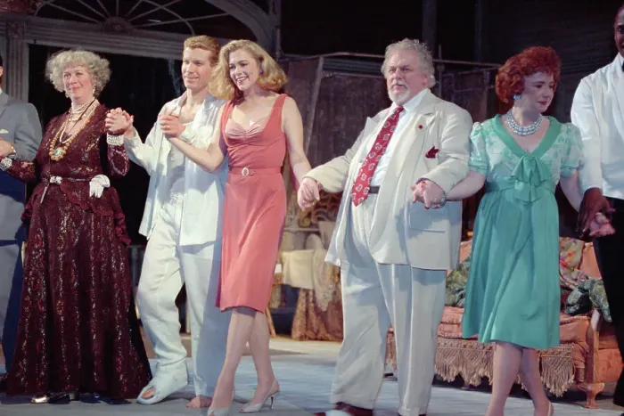 Framed Print : Actors in Cat on a Hot Tin Roof Taking a Bow Framed Print : Actors in Cat on a Hot Tin Roof Taking a Bow