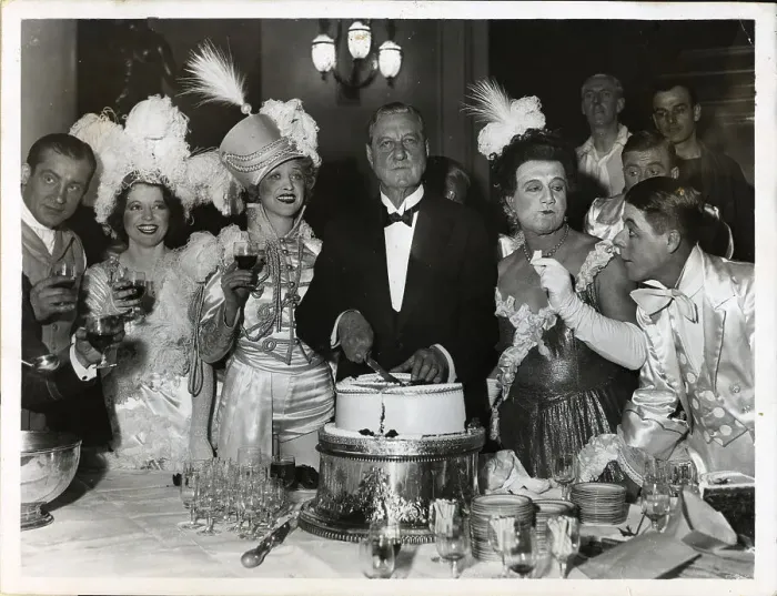 Framed Print : Actors in Costume Cutting Cake Framed Print : Actors in Costume Cutting Cake