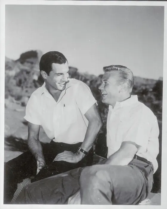 : Actors George Maharis and Martin Milner of Route 66 : Actors George Maharis and Martin Milner of Route 66