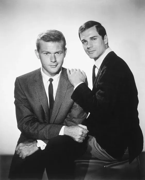 : Actors George Maharis and Martin Milner of Route 66 : Actors George Maharis and Martin Milner of Route 66