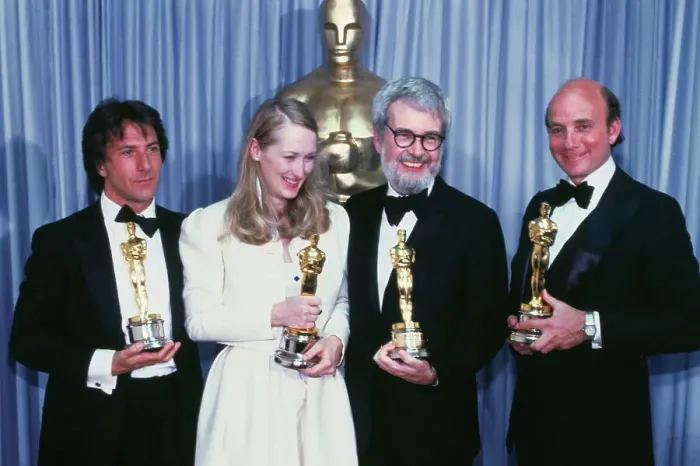 Framed Print : Actors Holding Academy Awards Framed Print : Actors Holding Academy Awards