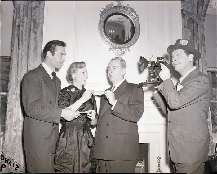 Framed Print : Actors Inviting Mayor to Press Association Ball Framed Print : Actors Inviting Mayor to Press Association Ball