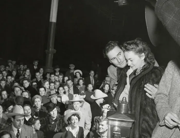Framed Print : Actors Observing Crowd
