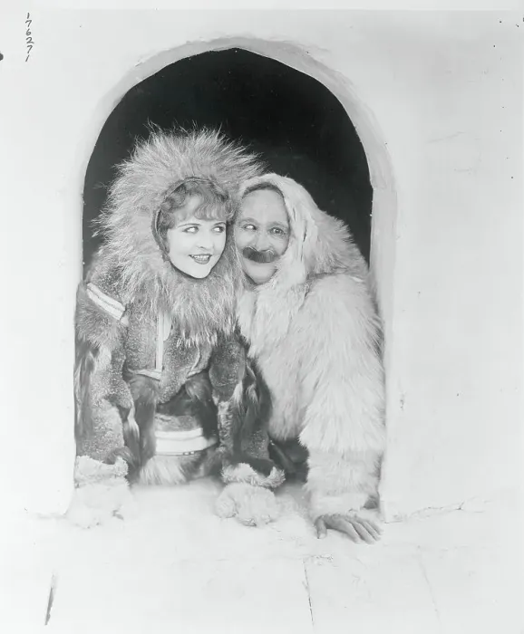 Framed Print : Actors Posing in Fur Coats Framed Print : Actors Posing in Fur Coats