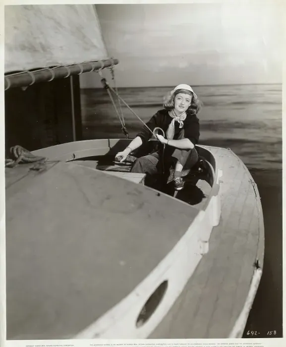 Framed Print : Actress Bette Davis in Boat Scene of A Stolen Life Framed Print : Actress Bette Davis in Boat Scene of A Stolen Life