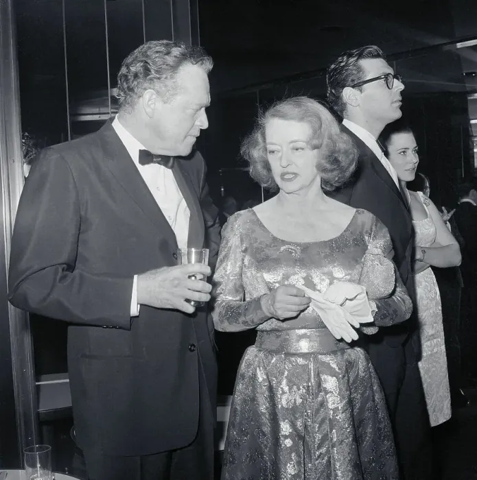 Framed Print : Actress Bette Davis at Party With Actor Van Heflin Framed Print : Actress Bette Davis at Party With Actor Van Heflin