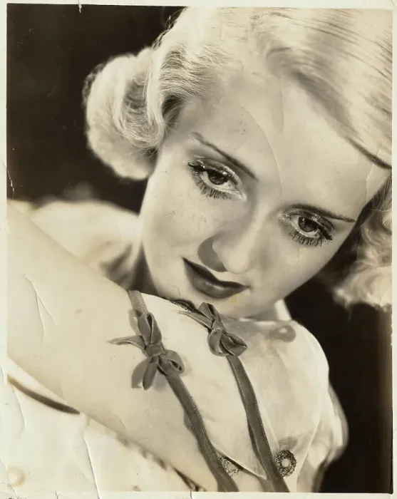 Framed Print : Actress Bette Davis Posing in Bow Adorned Dress Framed Print : Actress Bette Davis Posing in Bow Adorned Dress