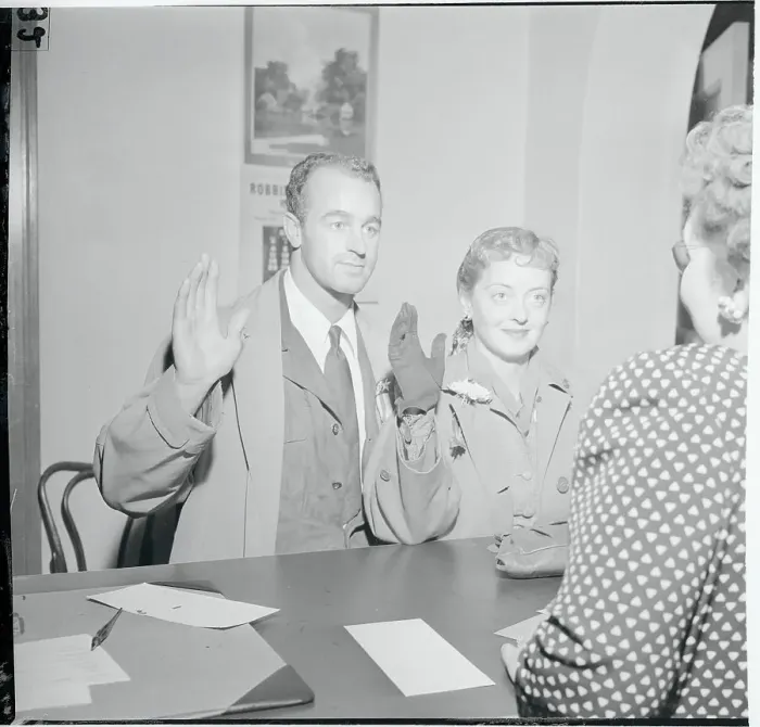 Framed Print : Actress Bette Davis Preparing to Marry William Grant Sherry Framed Print : Actress Bette Davis Preparing to Marry William Grant Sherry