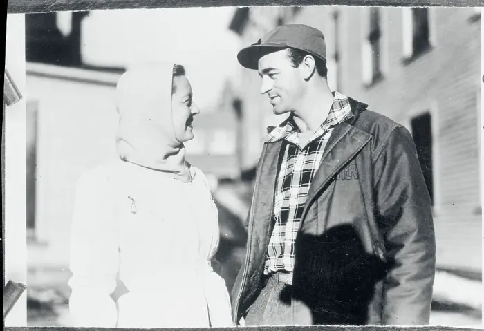 Framed Print : Actress Bette Davis Talking With New Husband William Sherry Framed Print : Actress Bette Davis Talking With New Husband William Sherry